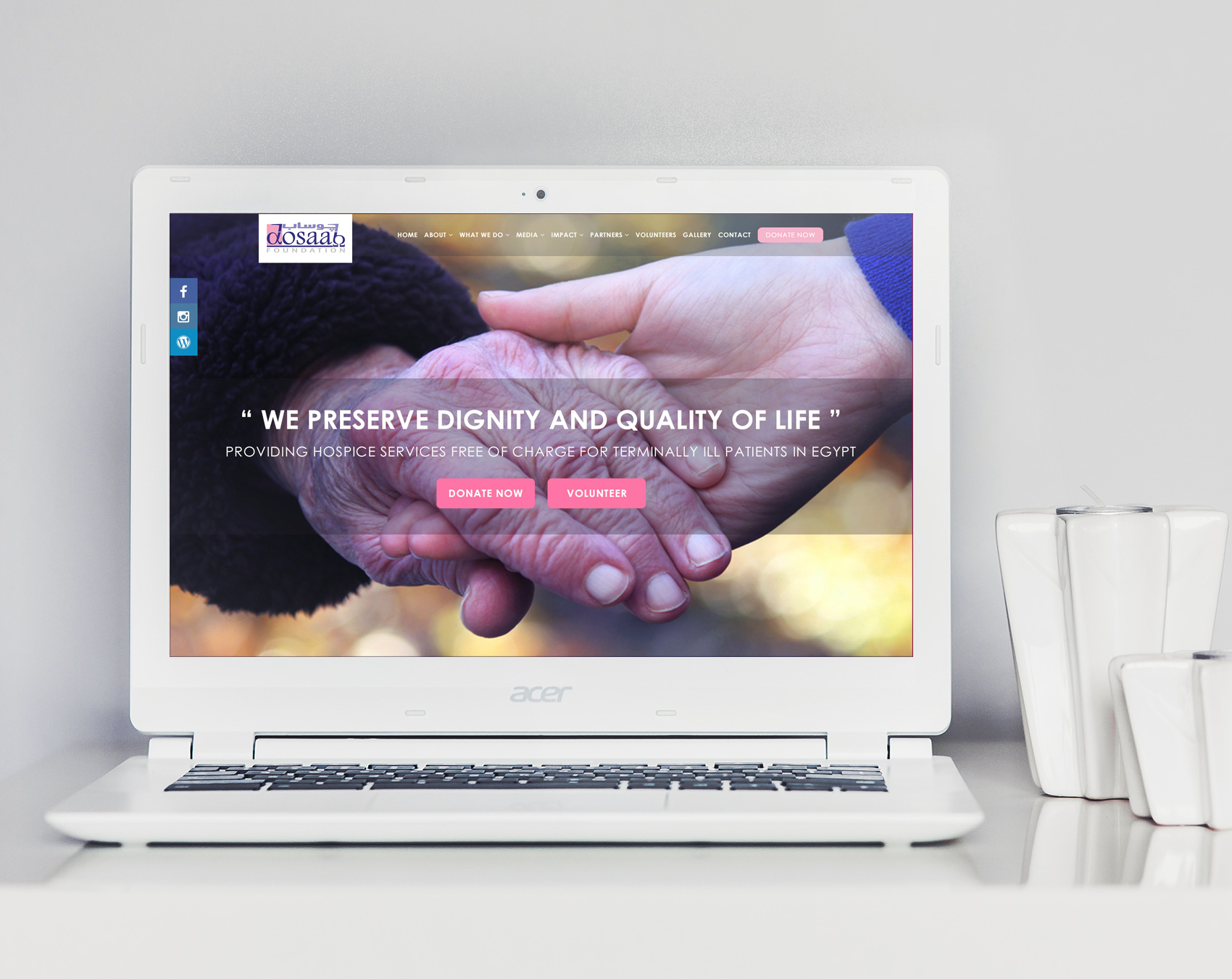 Charity Web design